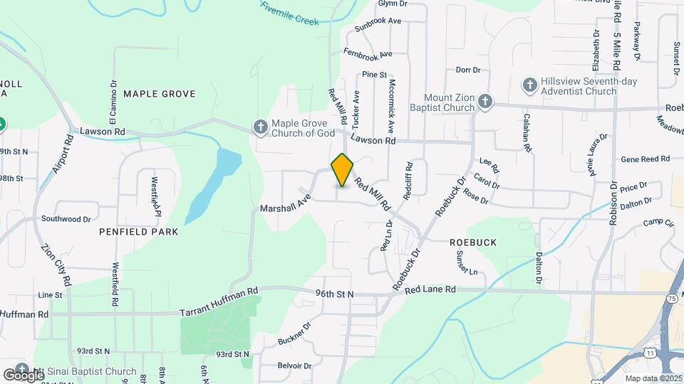 9805 Maple Ln Map and Location Details