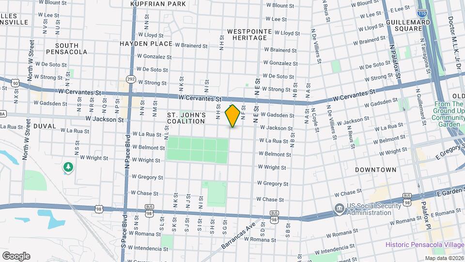 510 N G St Map and Location Details