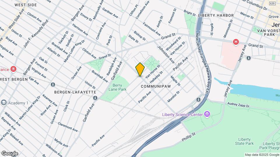 397 Communipaw Ave Mapa y Detalles de la Ubicación