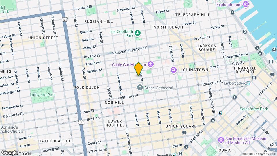 1216 Clay St Map and Location Details