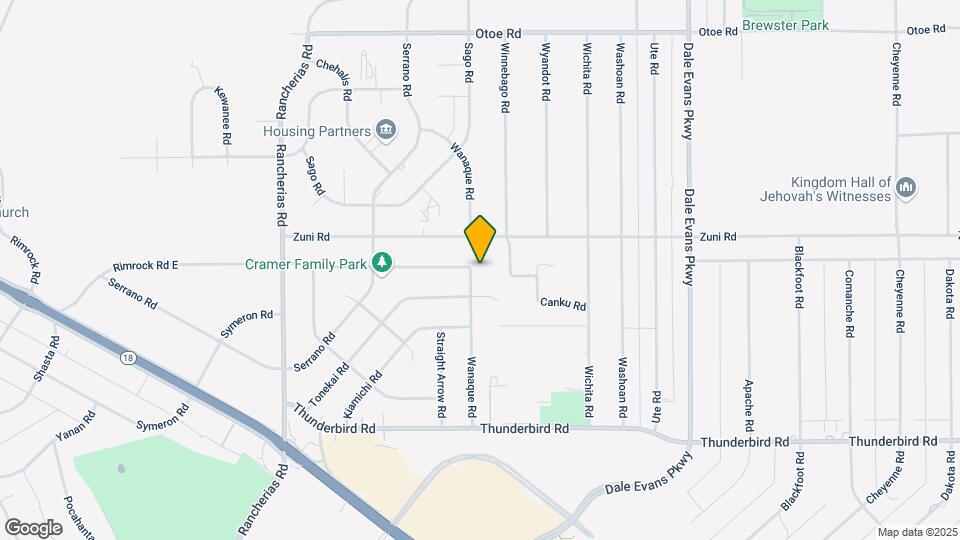 20485 Rimrock Rd Map and Location Details