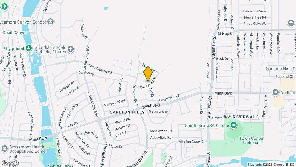 9761 Roe Dr. Map and Location Details