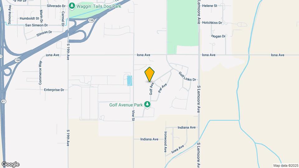 1075 Golf Ave Map and Location Details