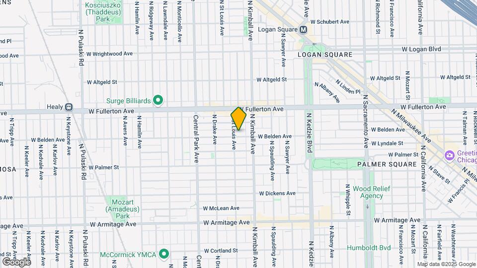 3428 W Belden Ave Map and Location Details