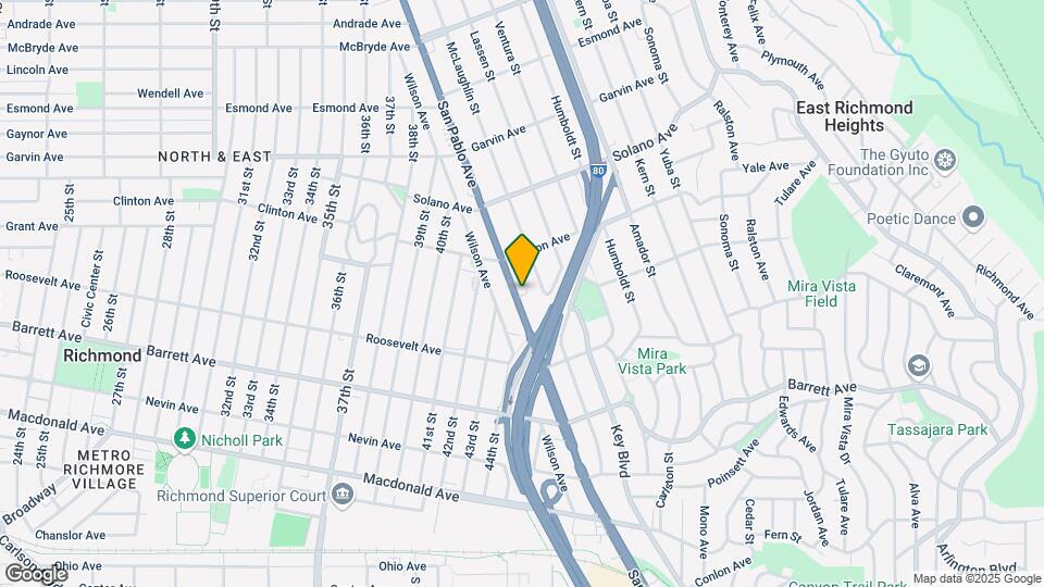 12450 San Pablo Ave Map and Location Details