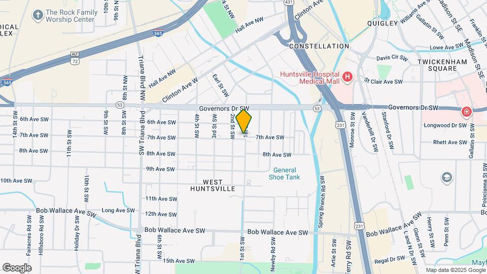 2024 1st St SW Map and Location Details