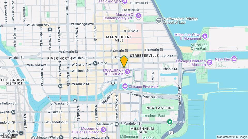 158 E Illinois St Mapa y Detalles de la Ubicación