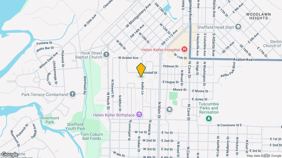 809 Keller Ln Map and Location Details