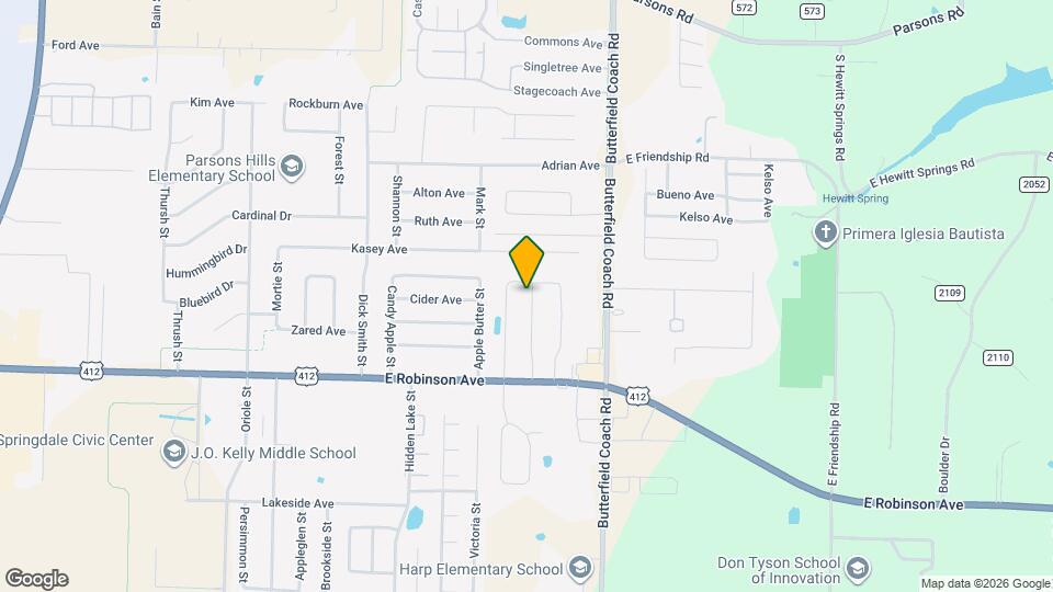 1736 Aspen St Map and Location Details