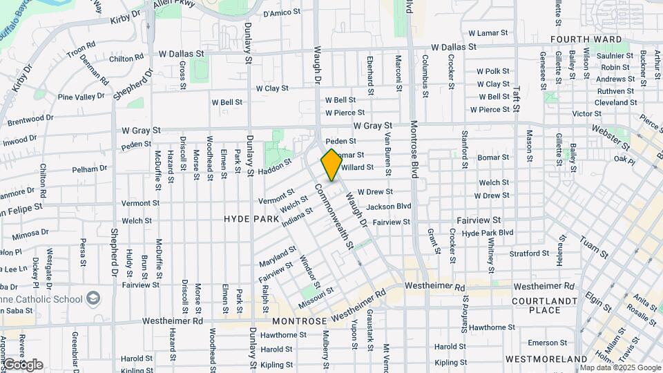1417 Welch St Map and Location Details