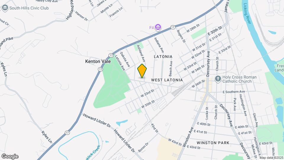 2843 Ashland Ave Map and Location Details