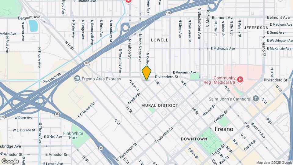 Van Ness Flats Mapa y Detalles de la Ubicación