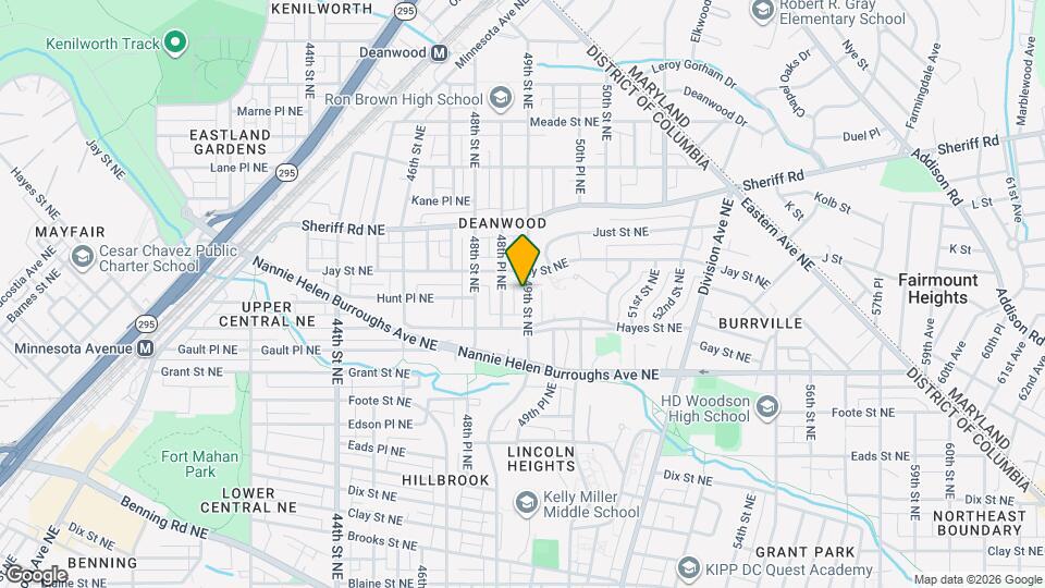 832 49th St NE Map and Location Details