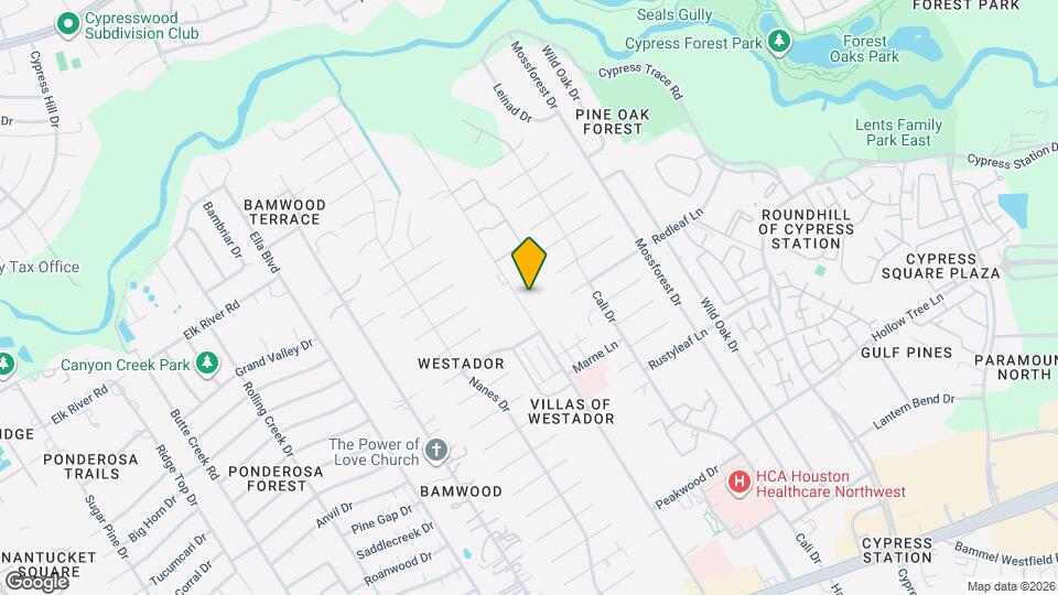 831 Red Oakland Dr Map and Location Details