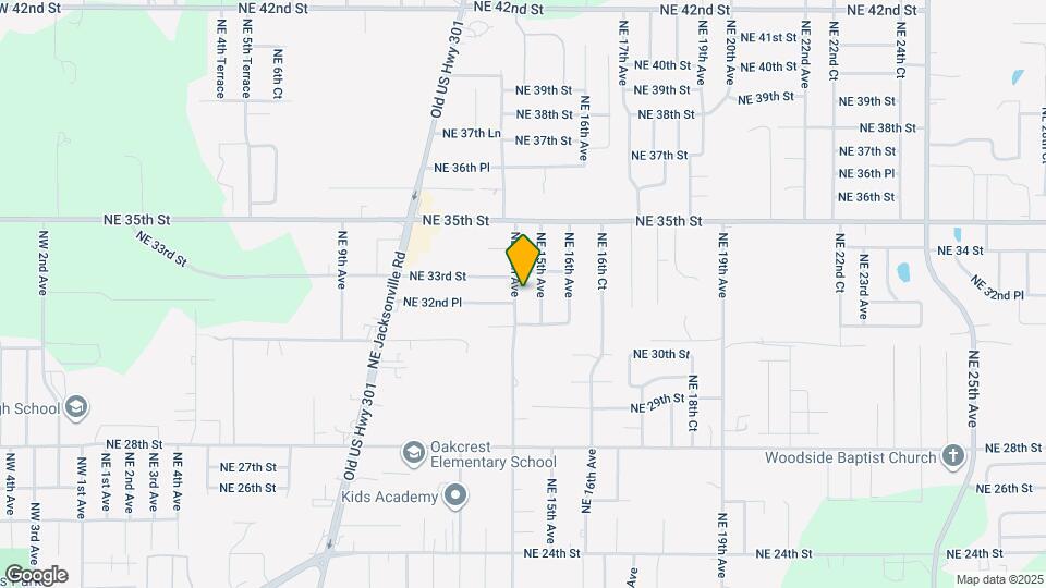 3213 NE 14th Ave Map and Location Details