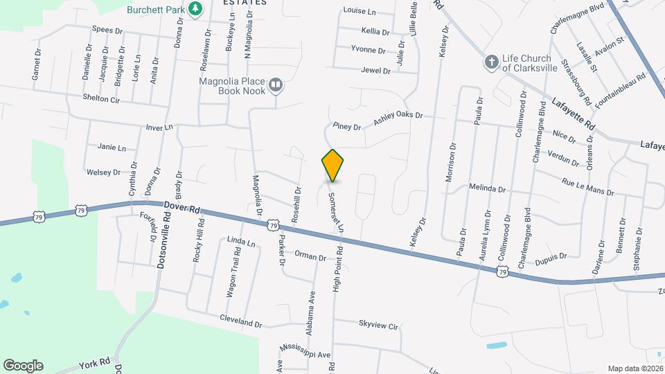 570 Somerset Ln Map and Location Details