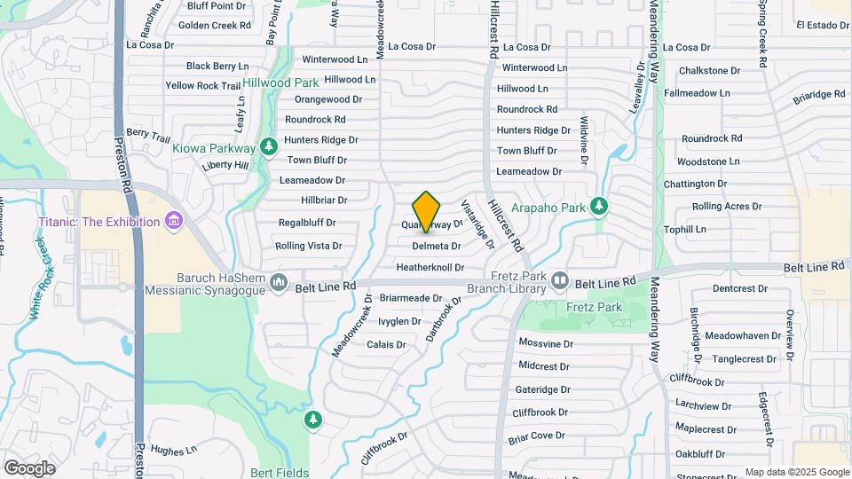 6845 Delmeta Dr Map and Location Details