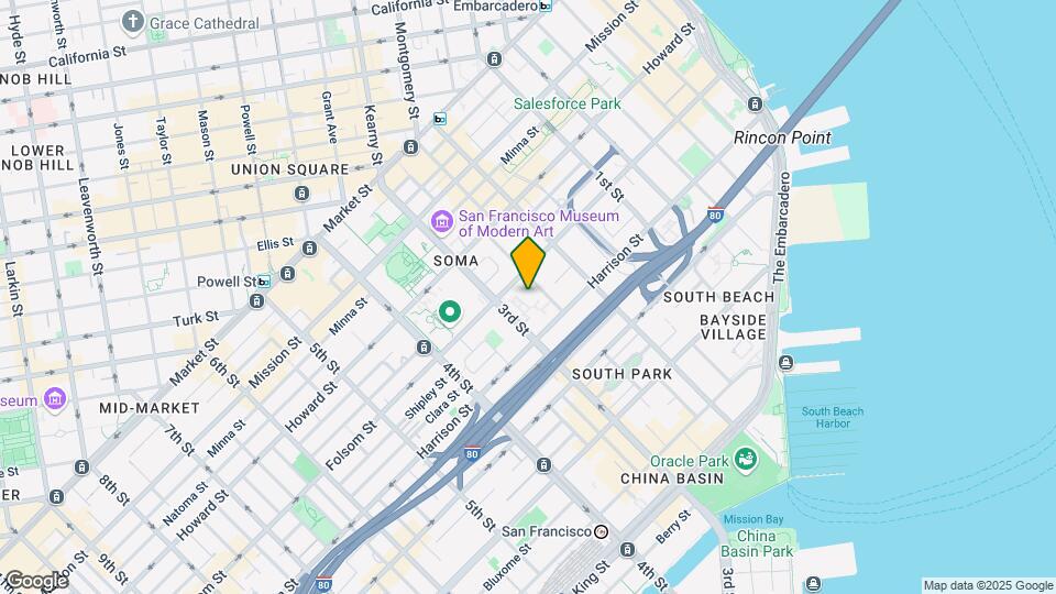 SoMa Square Mapa y Detalles de la Ubicación