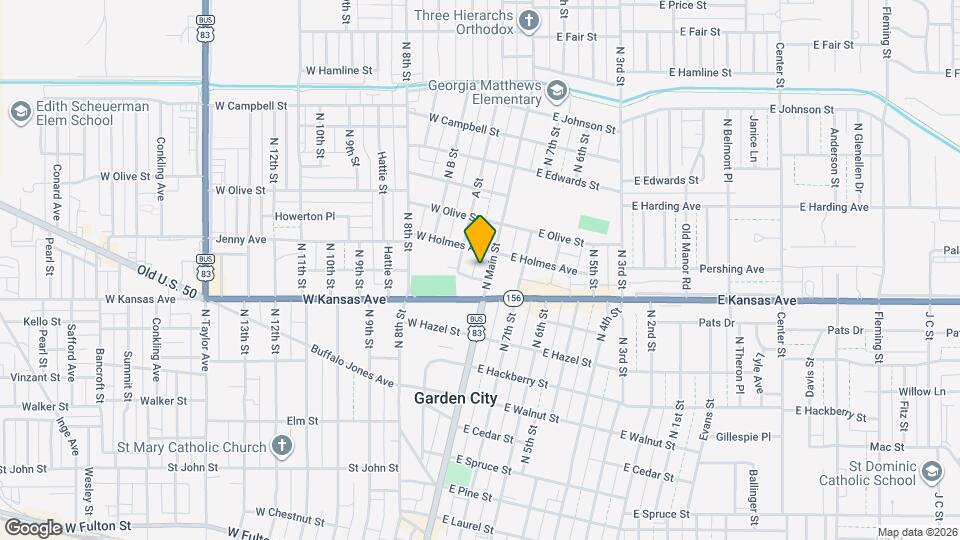 1203 N Main St Map and Location Details