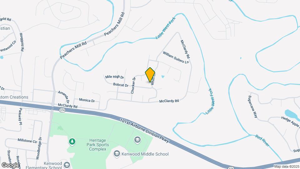 1342 Whitt Ln Map and Location Details
