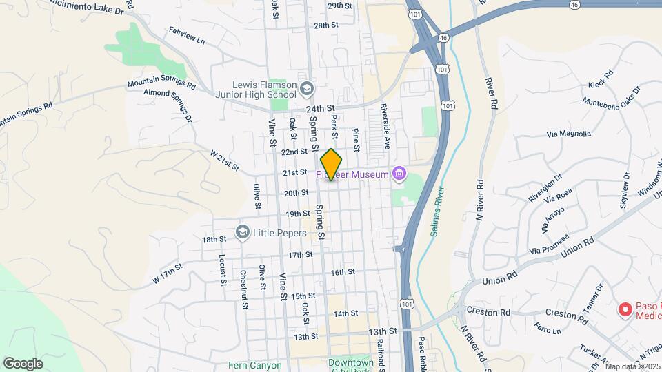 721 20th St Map and Location Details