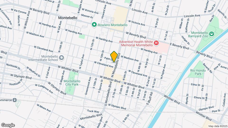 209 N Montebello Blvd Map and Location Details