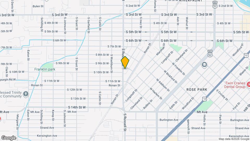 1012 Kern St Map and Location Details