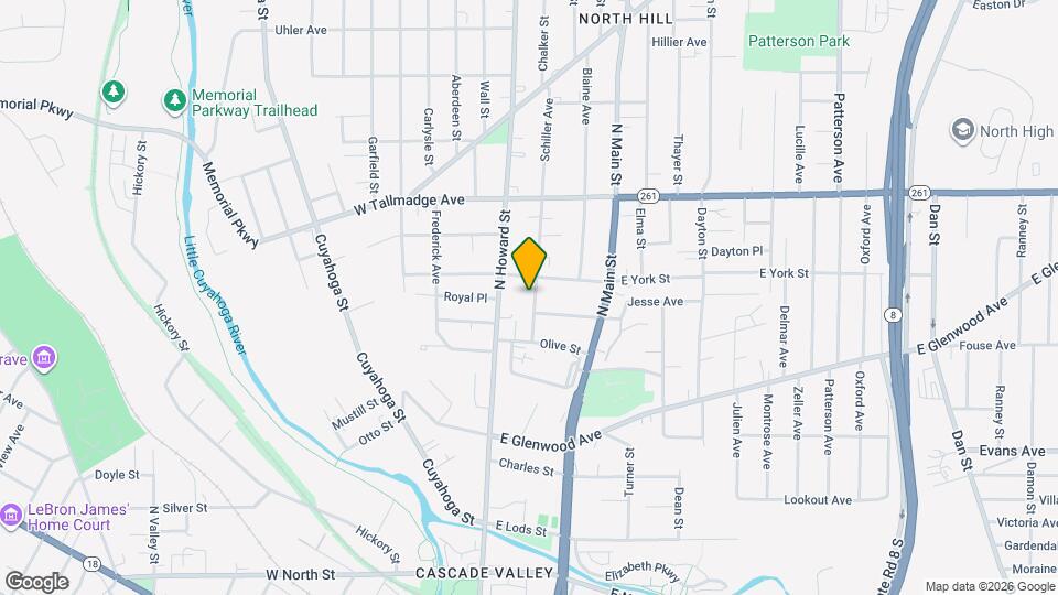 516 Schiller Ave Map and Location Details