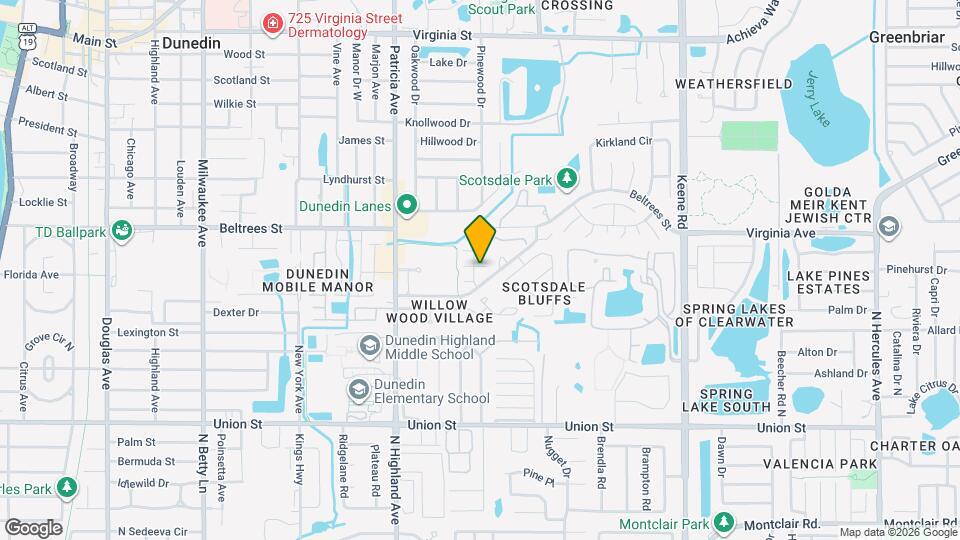 1114 Coral Ln Map and Location Details