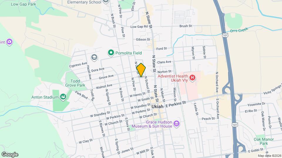 559 N Oak St Map and Location Details