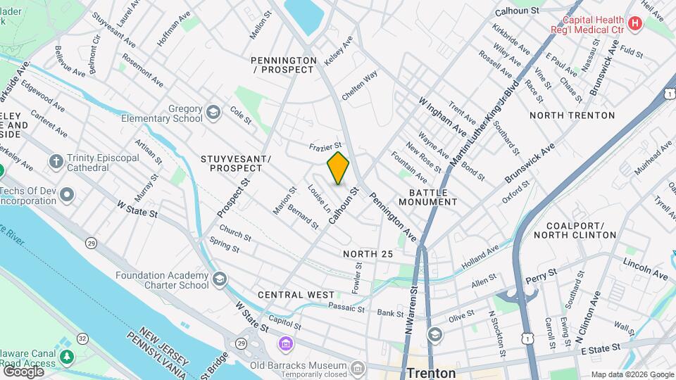 22 Dunham St Map and Location Details