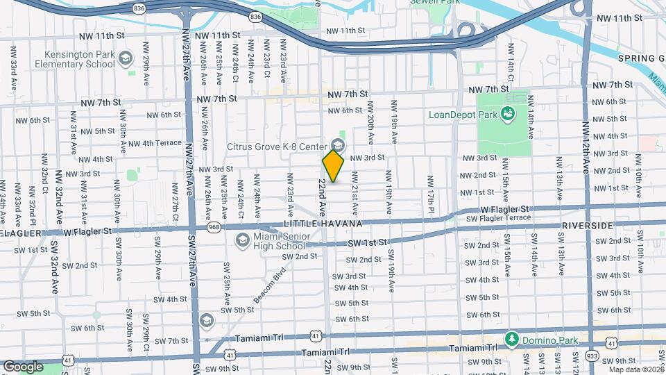 2168 NW 1st Terrace Map and Location Details