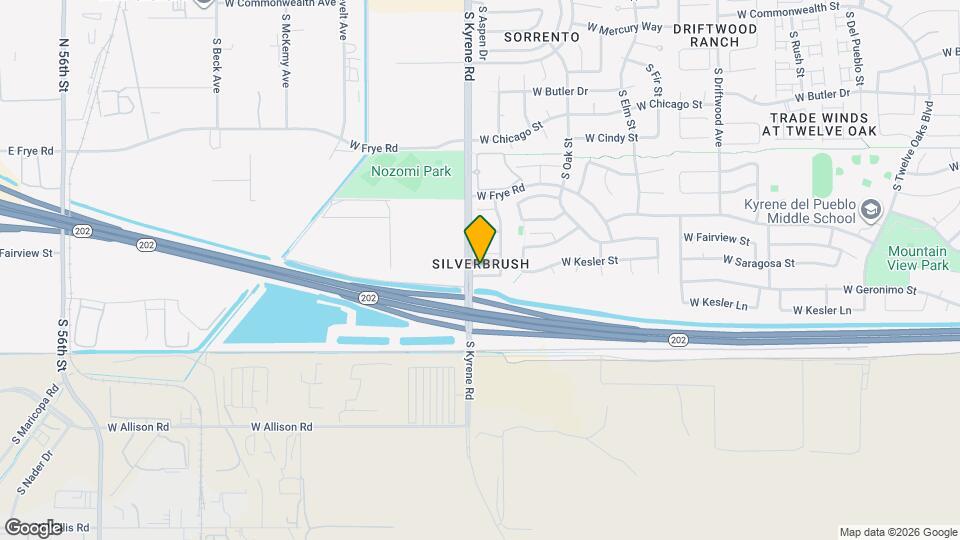 5986 W Kesler Ln Map and Location Details