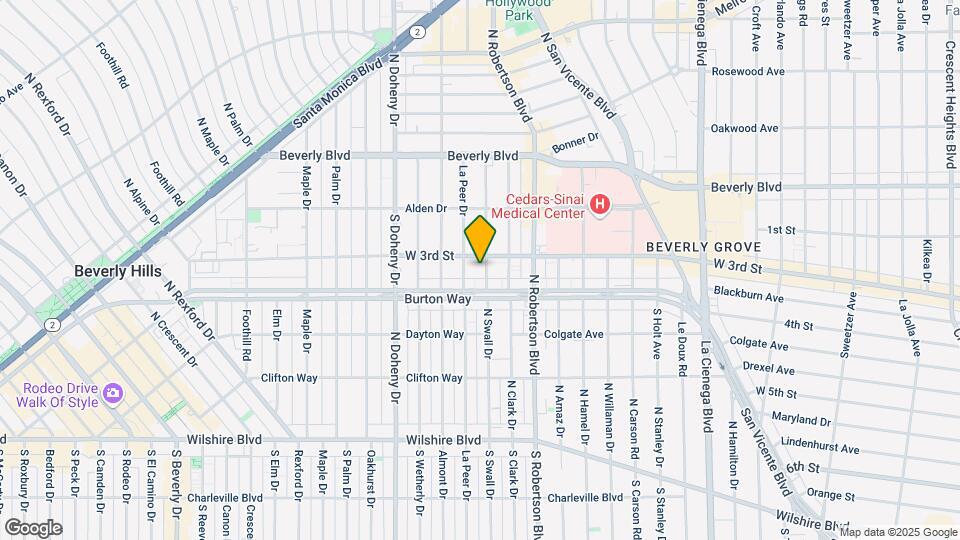 311 S. Swall Drive Apartments Mapa y Detalles de la Ubicación