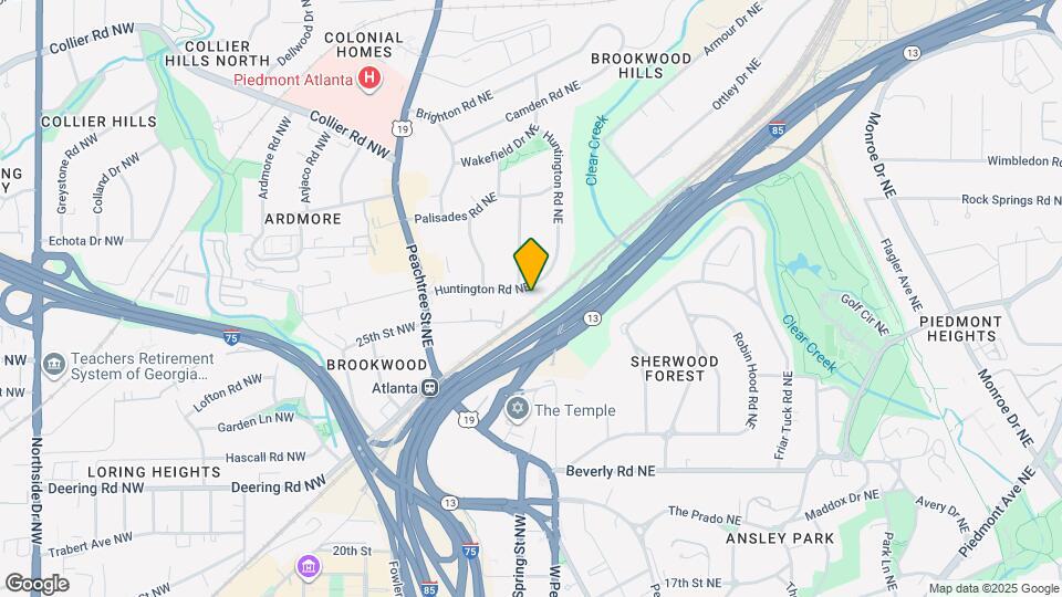 97 Huntington Rd NE Map and Location Details