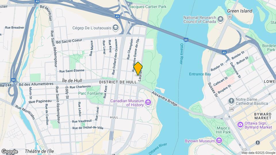 125 Laurier Rue Map and Location Details