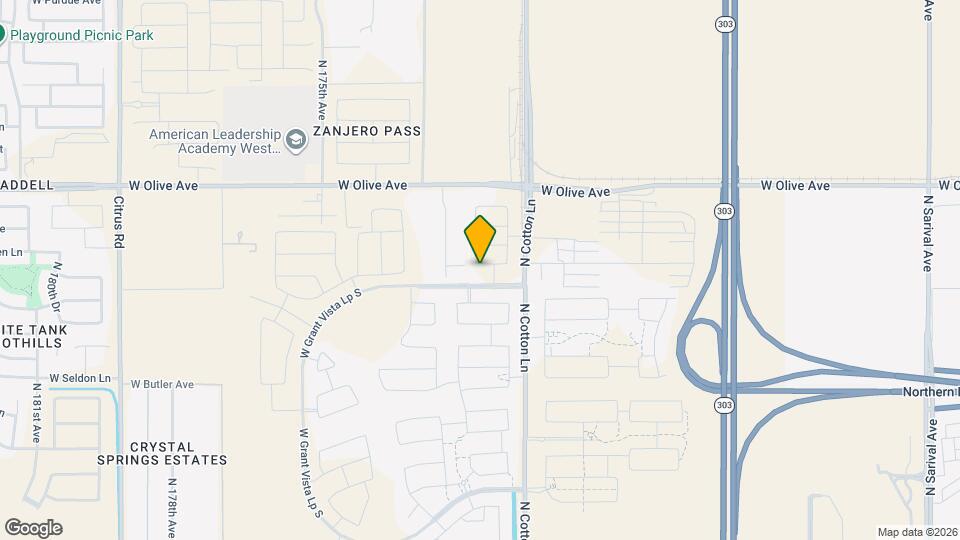 17165 W Lawrence Ln Map and Location Details
