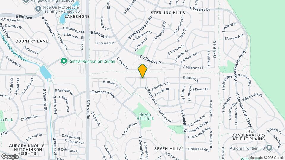 2782 S Ceylon St Mapa y Detalles de la Ubicación