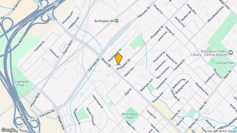 2015 Prospect St Map and Location Details