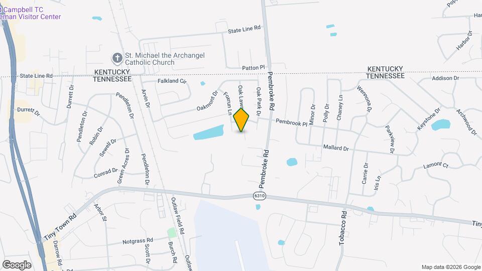 3406 Oak Lawn Dr Map and Location Details