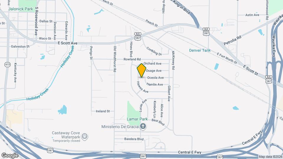 1603 Oceola Ave Map and Location Details