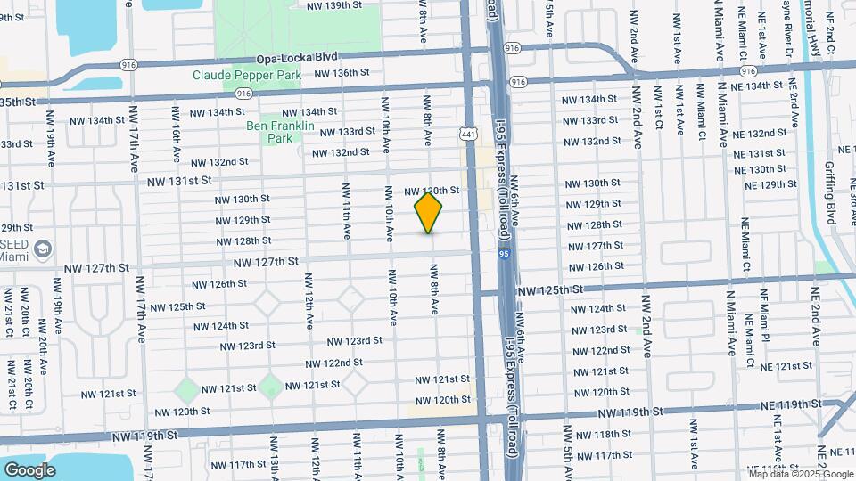 12720 NW 8th Ave Map and Location Details