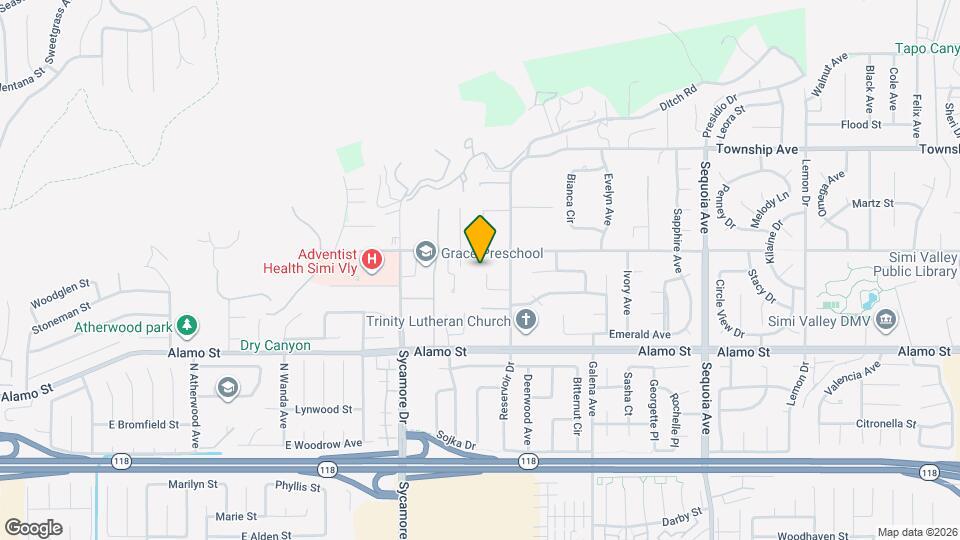 2816 Bella Ct Mapa y Detalles de la Ubicación