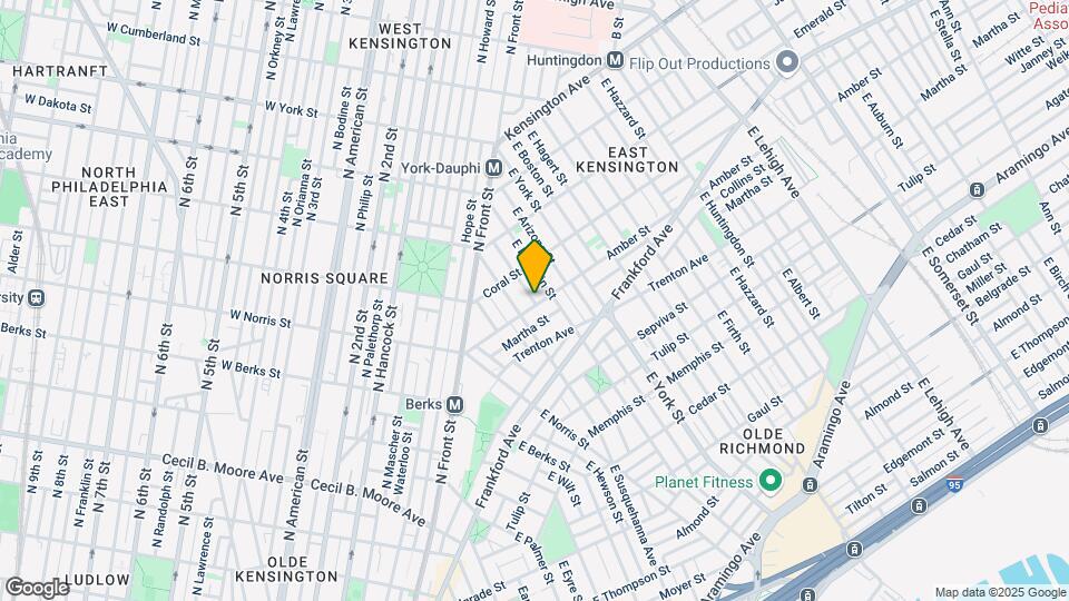 2224 Amber St Map and Location Details