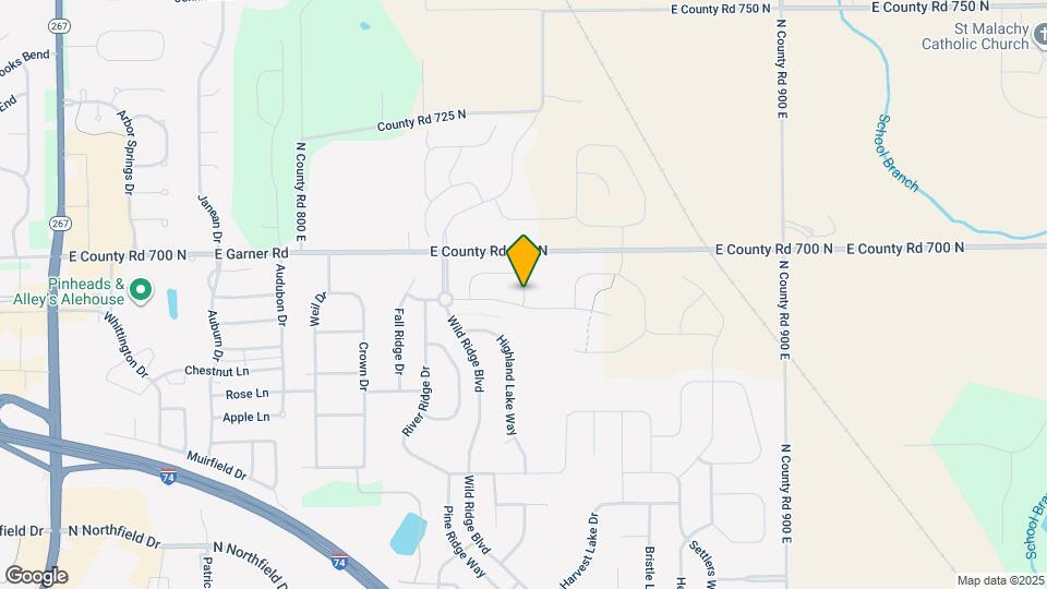 1377 Blue Ridge Ln Map and Location Details