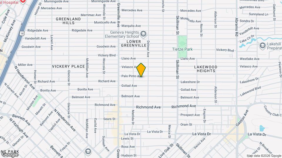 5820 Palo Pinto Ave Map and Location Details