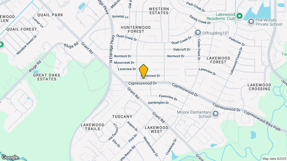 12214 Cypresswood Dr Map and Location Details