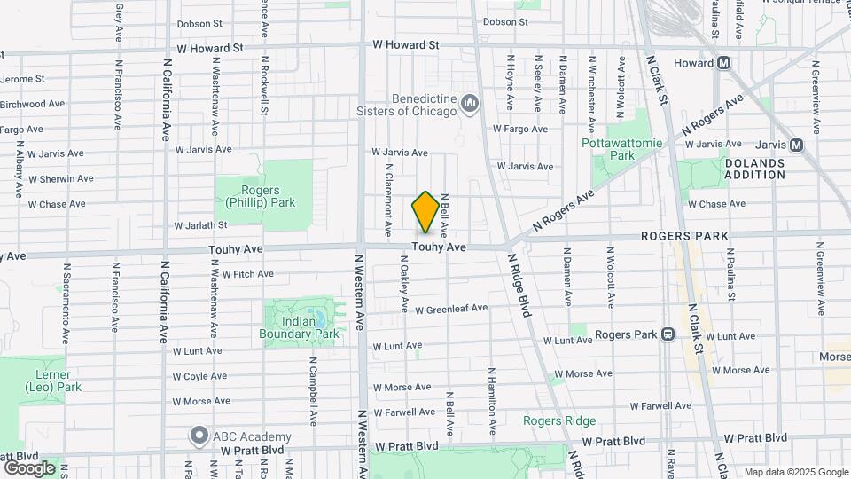 2224 W Touhy Ave Map and Location Details
