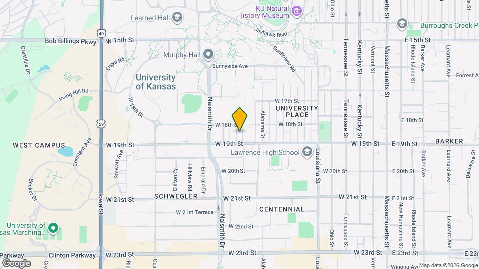 1818 Missouri St Map and Location Details