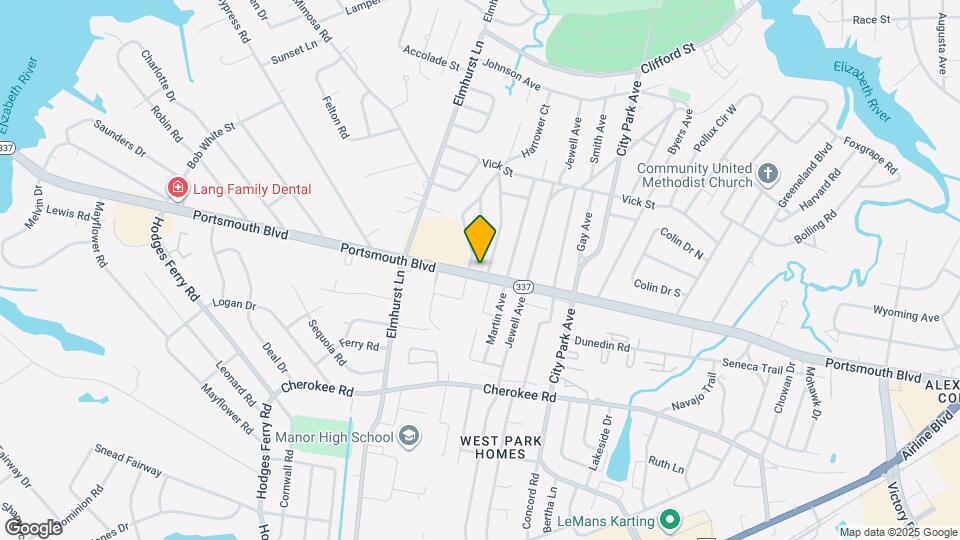 5404 Portsmouth Blvd Map and Location Details